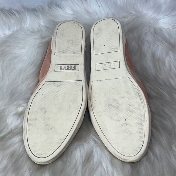 Frye Ivy Blush Leather Slip On Sneakers Sz 10 - Picture 6 of 7